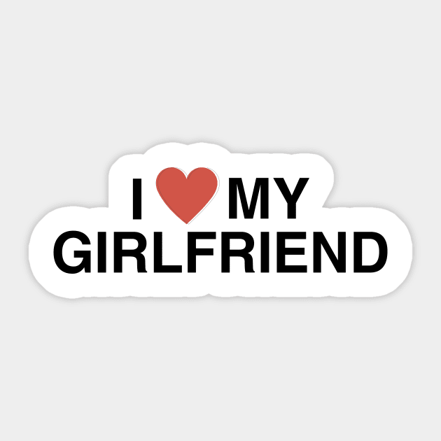 I Love My Girlfriend Sticker by Formoon